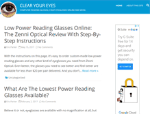 Tablet Screenshot of clearyoureyes.com